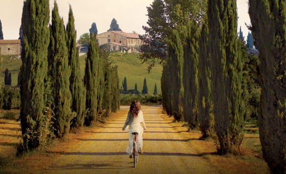 Bike trail at Casali