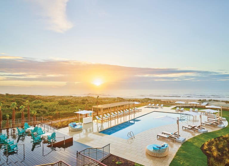 Exterior pool shot
